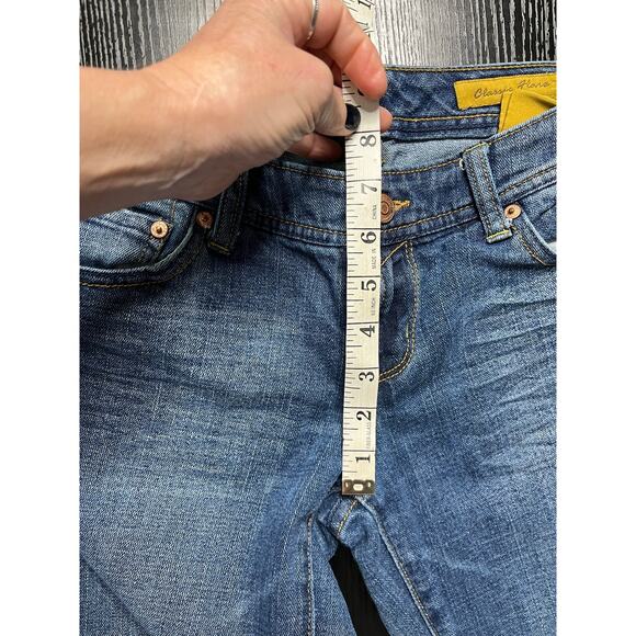 7 For All Mankind Classic Flare Ultra Low Waist Jeans - Picture 2 of 8